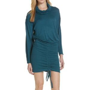 Free People  Dark Green Sundown Minidress size M